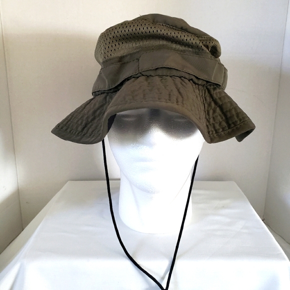 Bass Vented Bucket Hat OS Green - Picture 1 of 8